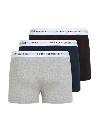 Set mbathje për meshkuj Tommy Hilfiger, 3 palë, të hirta/kaltra