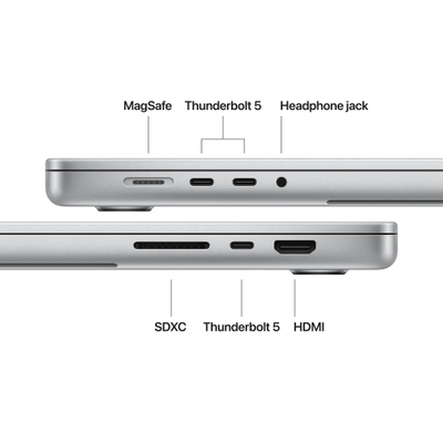 Apple MacBook Pro, 16', M5 Pro 18-core, 48GB, 1TB, 20-core GPU, Silver