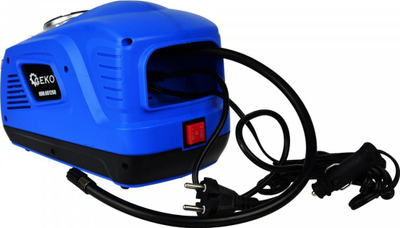 Kompresor mini GEKO G01260, 100W, 12V/230V, blu