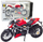 Lodër motor sportiv LEAN Toys 22608, metal 1:12, dritë dhe tinguj, i kuq