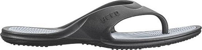 Shapka plazhi BECO Flip Flops për burra, PVC EVA, kundër rrëshqitjes, të zeza gri
