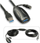 Kabllo Lindy USB-A - USB-A, 10m, e zezë