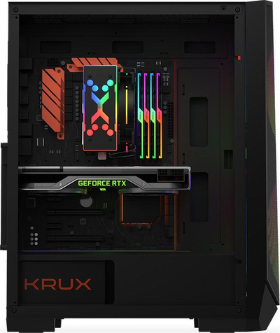 Kasë kompjuteri Krux Vortex ARGB (KRX0094), e zezë