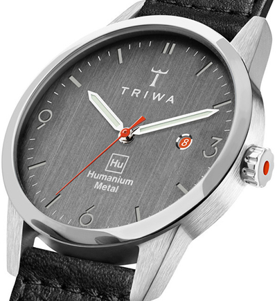 Orë dore Triwa Humanium Black Sewn Classic Hu39D-SC010112