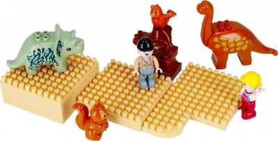 Set blloqesh ndërtimi Disenni Dinosaur JX6704, 205 pjesë, për kalamaj 3+, shumëngjyrësh