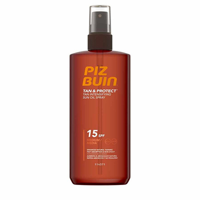 Спреј за сончање Piz Buin SPF15, 150 мл
