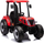 Traktor elektrik lodër A011 24V 400W, me telekomandë, i kuq