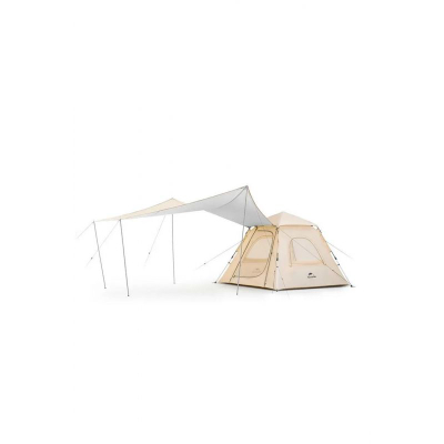 Шатор за кампување Naturehike Ango 3 Vinyl CNK2300 ZP014, автоматски, 3 лица, беж