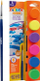 Ngjyra tempera neon Carioca, set 6x25ml me furçë