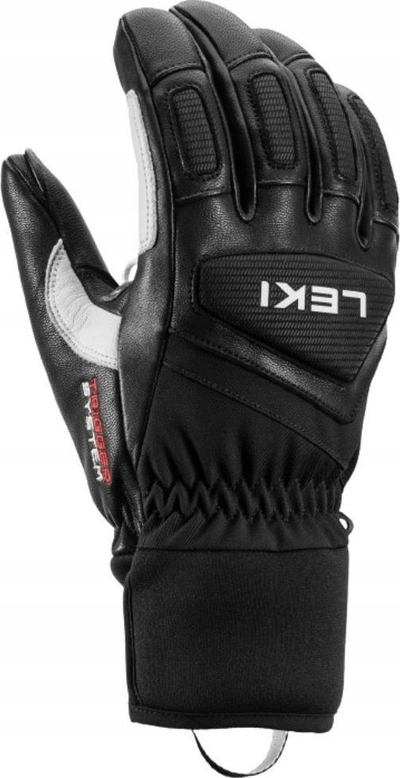 Doreza skish LEKI Griffin Pro 3D për goca, Primaloft Gold, mf touch, të zeza