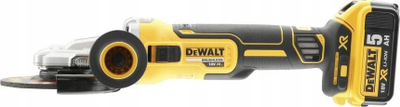 Аголна брусилка без кабел Dewalt DCG405FNT-XJ, 125 mm, 18 V, жолта