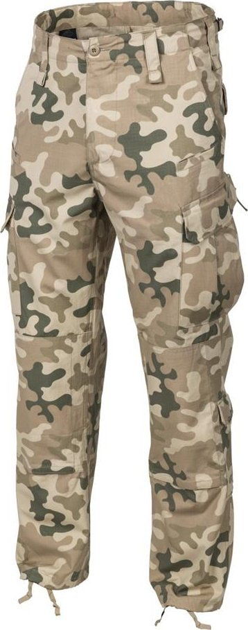 Pantallona ushtarake Helikon CPU PL Desert, XXL Regular, pambuk RipStop, kamufllazh desert