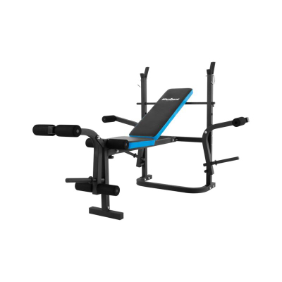 Stol për stërvitje Rebel Active RBA-2007, mban deri 220 kg, 3 pozicione rregullimi, zi me blu