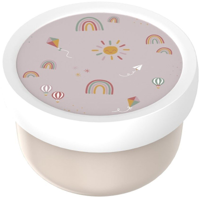 Kutia për fruta Mepal Campus Sunshine & Rainbow, 300 ml, me pirun