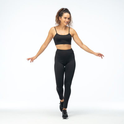 Leggins për gra IQ Igina Wmns, Dry Tech, për palestër, të zeza