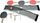 Set pingpongu Donic Appelgren 300 7n1, 4 reketa, 3 topa me rrjetë, shumëngjyrësh