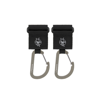 Grepa karroce Lässig Casual, me karabiner, set 2 copë, të zinj