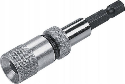 Mbajtës magnetik për bite Wolfcraft WF2425000, 72 mm, me kufizues, argjendtë