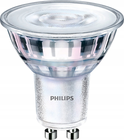 Llampë LED Philips LEDClassic GU10, 4.9W në vend të 65W, 3000K, dritë e bardhë