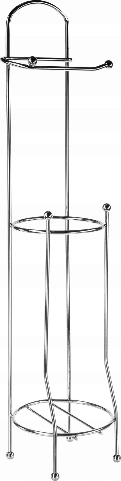 Mbajtëse letre tualeti 5five Simple Smart, metal, për dysheme, krom