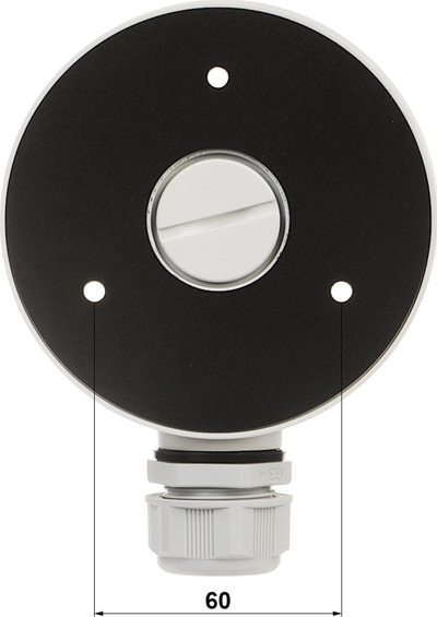 Kuti lidhëse për kamera Hikvision DS-1280ZJ-TR13, për ambiente të brendshme dhe të jashtme, e bardhë