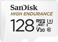 Karta SanDisk High Endurance MicroSDXC 128GB Klasa 10 UHS-I / U3 A1 V30 (001835670000)