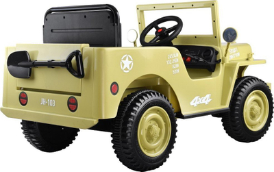 Makine elektrike për kalamoj Willys PA0263, 12V, me telekomandë, rozë