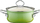 Tenxhere Riess Emerald Casserole 16 cm, me kapak xhami, jeshile