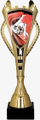 Kupë trofe judo JUDO 7243/JUD-E, 32.5cm, metal plastike, ngjyrë ari