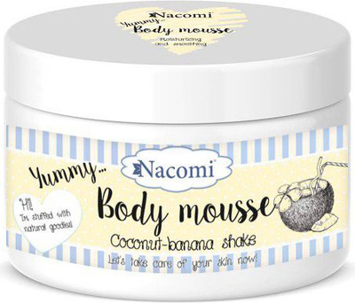 Shkumë për trup Nacomi Banana-coconut, 180ml