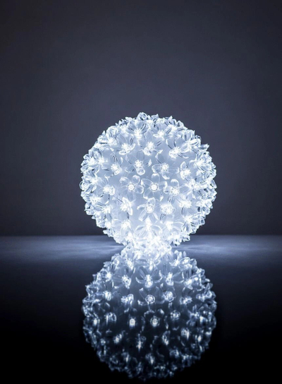 Dritë dekorative LED iLike RS-209, 100 LED, 14 cm, e bardhë