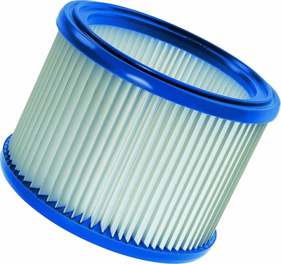 Filtër për fshesë industriale Nilfisk PET 185x140mm, i bardhë me blu
