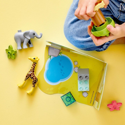 Set lodër LEGO® DUPLO® 10971 Wildlife of Africa, 10 pjesë