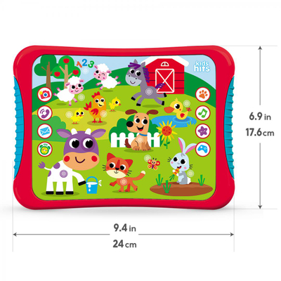 Tablet lodër edukativ Clementoni My First Tablet Life on the Farm, për fëmijë, shumëngjyrësh