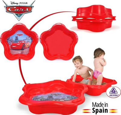 Pishinë me rërë Injusa Cars, Disney Pixar, plastike, e kuqe
