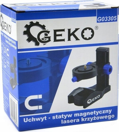 Mbajtëse magnetike për lazer me ngritje ulje lartësie, rrotullim 360°, për filetë 1/4", e zezë