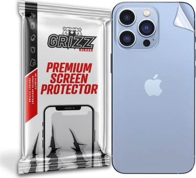 Folie mbrojtëse GrizzGlass për pjesën e pasme Grizz për Apple iPhone 14 Pro, me përfundim sateni, transparente