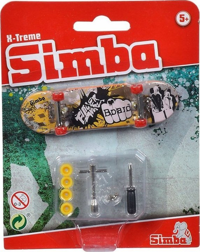 Finger skateboard SIMBA DICKIE GROUP X-Treme Color, me aksesorë, assortiment, shumëngjyrësh