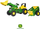 Traktor lodër me pedale Rolly Toys rollyJunior John Deere, me rimorkio, për fëmijë 3-8 vjeç, jeshil