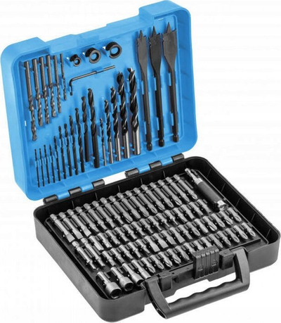 Set stërvitësesh dhe kaçavidash Högert Drill and Screwdriver, 100 copë