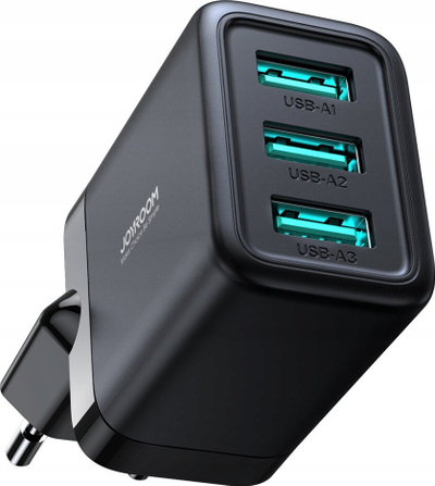 Karikues muri Joyroom JR-TCN02, 3x USB-A 3.4A, 17W, i zi