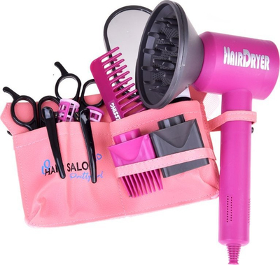 Set lodrash parukerie Little Hairdresser ZA5186, me aksesorë, për kalamaj