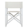 Karrige profesionale alumini DUPRE, 57×48.5×85.5 cm (HM5094.02), bardhë