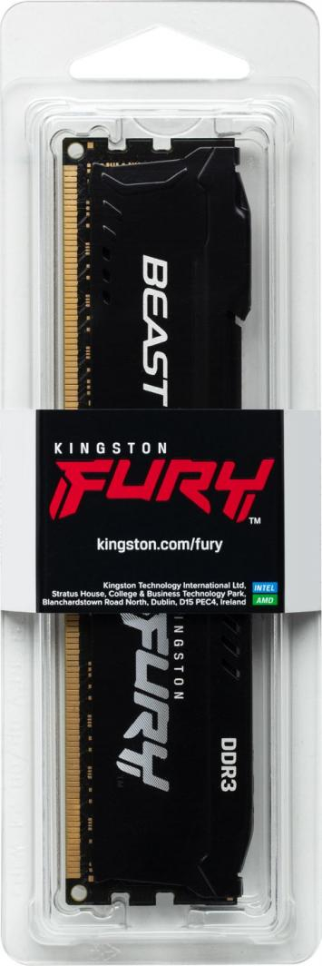 Memorie Kingston Fury Beast, DDR3, 4 GB, 1866 MHz, CL10, KF318C10BB/4