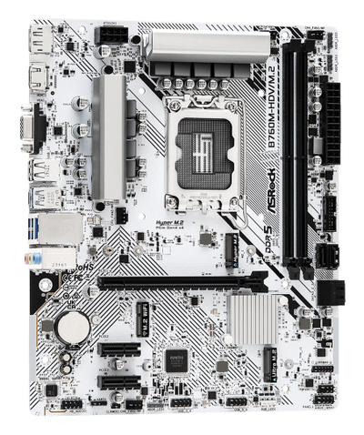 Pllakë mëmë ASRock B760M HDV M.2, LGA1700, DDR5, e zezë
