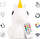 Llambë nate për fëmijë Unicorn LED, silikon, shumëngjyrëshe