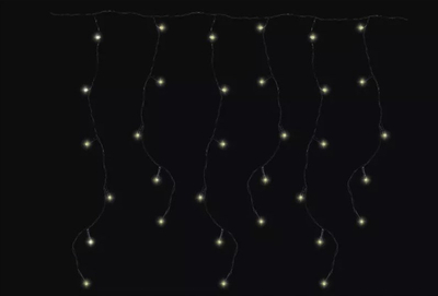 Drita dekorative EMOS LED Christmas String Icicles, 10 m, 600 LED, e bardhë e ngrohtë