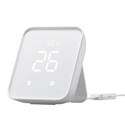 Hub smart SwitchBot Hub 2, Wi-Fi Bluetooth, sensor temperature lagështie IR, i bardhë