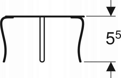 Rrjetë dyshemeje Felix 116.020.00.1, inoks, 10x5 cm, ngjyrë argjendi