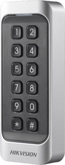 Lexues kartelash Hikvision DS-K1107AEK, EM 125KHz, me tastierë, IP65
